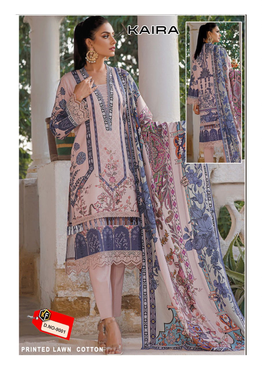  KAIRA 9 Heavy Law Printed Casual Wear Designer Karachi Dress Material Collection